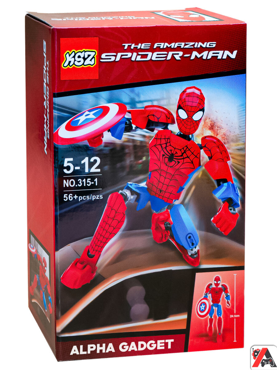 Конструктор Марвел Человек-Паук со щитом