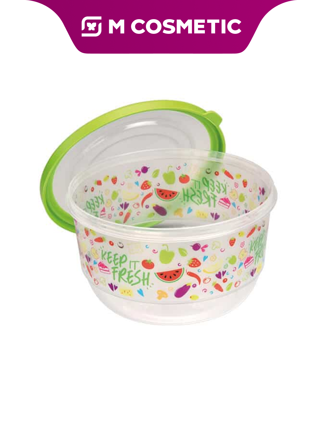 UCSAN PLASTIK Контейнер с прозрачной крышкой 15х9см 1л