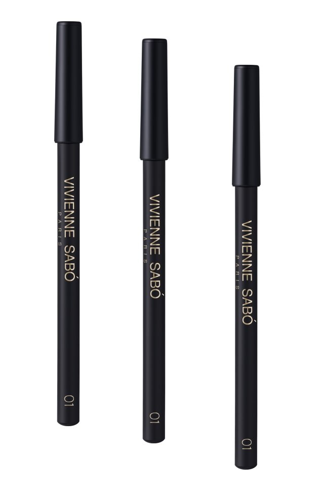 Карандаш для глаз Vivienne Sabo Crayon Contour des Yeux " Merci" 01 3шт