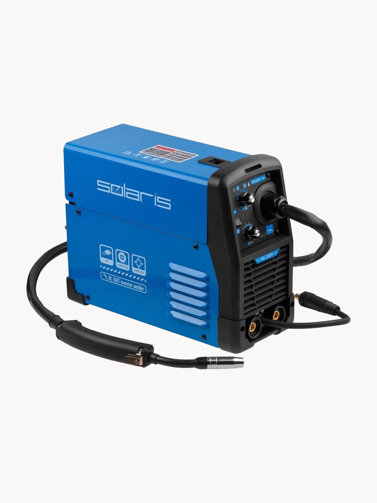 Аппарат сварочный инвертор SOLARIS полуавтоматическая сварка MIG/MAG FLUX MIG-200EM