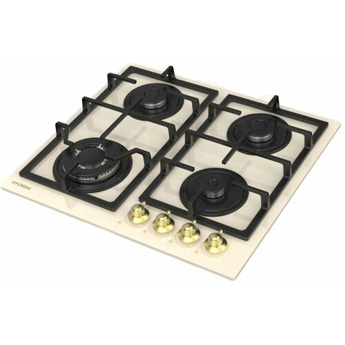 Газовая варочная поверхность Hyundai HHG 6436 BE бежевый 17025₽