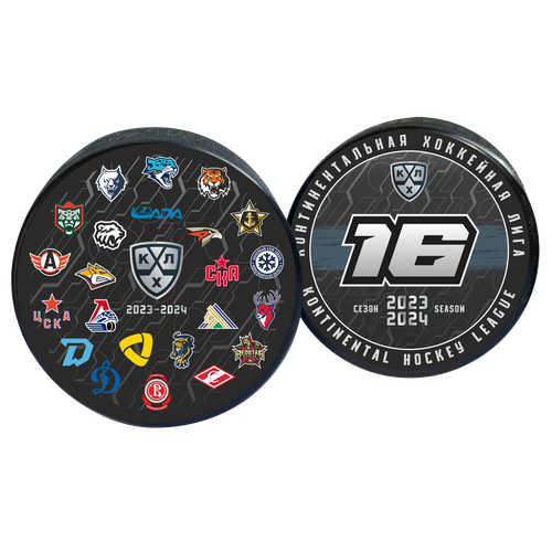 Шайба хоккейная ExpoState - OFFICIAL 16-й сезон цветная двустор 1228₽