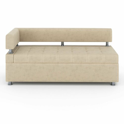 Диван для кухни Корни Г левый в бежевом цвете с ящиком для хранения 25990₽