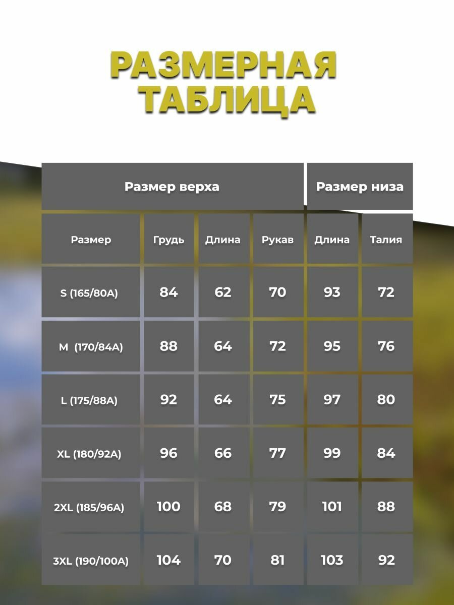 Комплект термобелья ESDY Осень-зима 2022, размер XXL(185/96А), зеленый, — фото 1