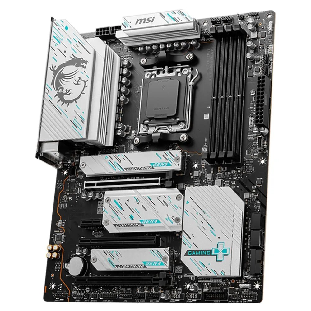 Материнская плата MSI X670E GAMING PLUS WIFI SocketAM5 AMD X670 4xDDR5 ATX AC`97 8ch(7.1) 2.5Gg RAID+HDMI+DP — фото 1