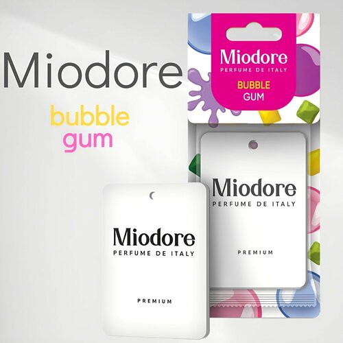 Ароматизатор в машину Miodore PINEAPPLE - LIME (ананас-лайм) картонный подвесной в салон