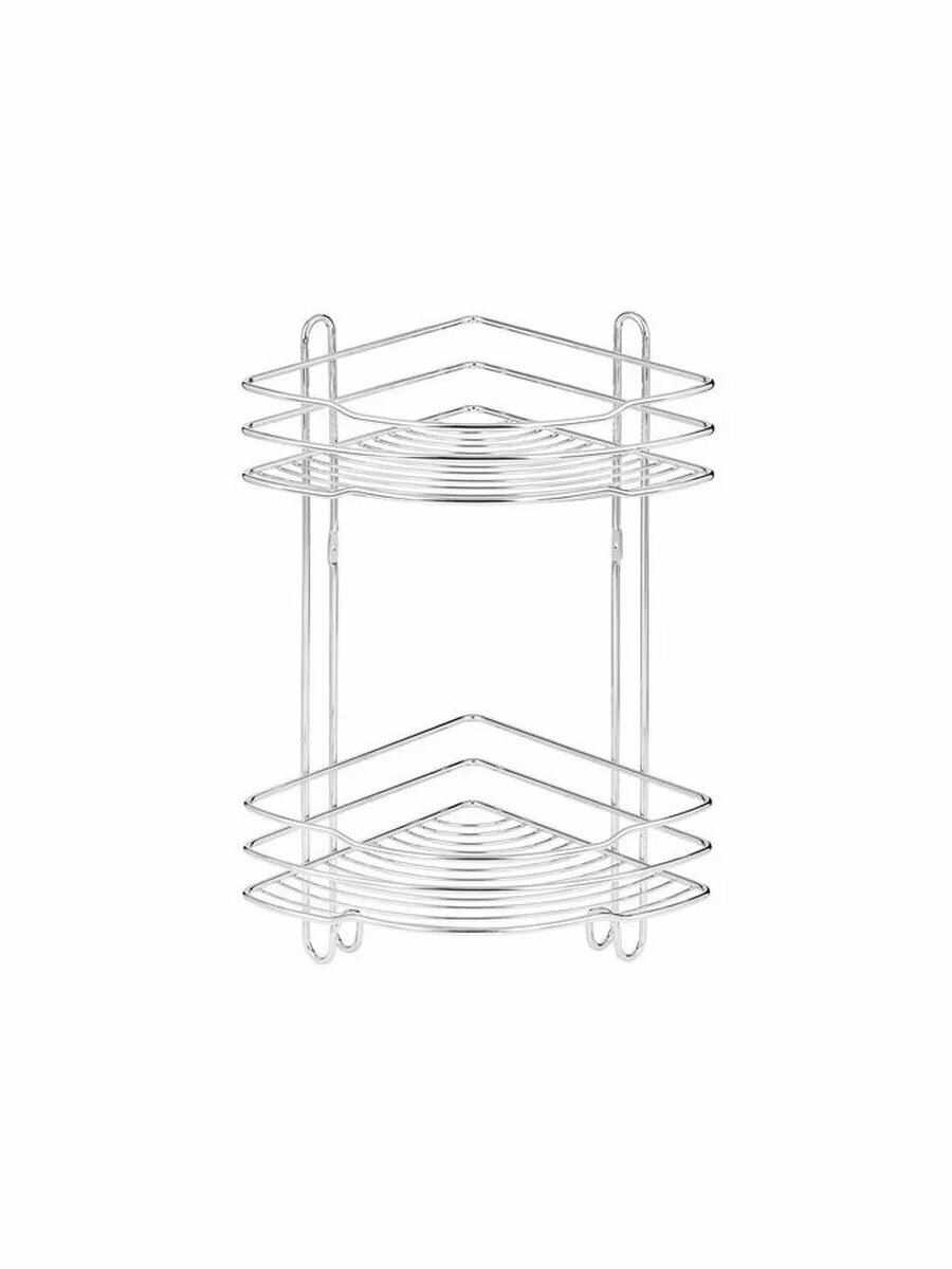 Полка настенная угловая 2 яруса Стамбул 22х22х44см 501-005-