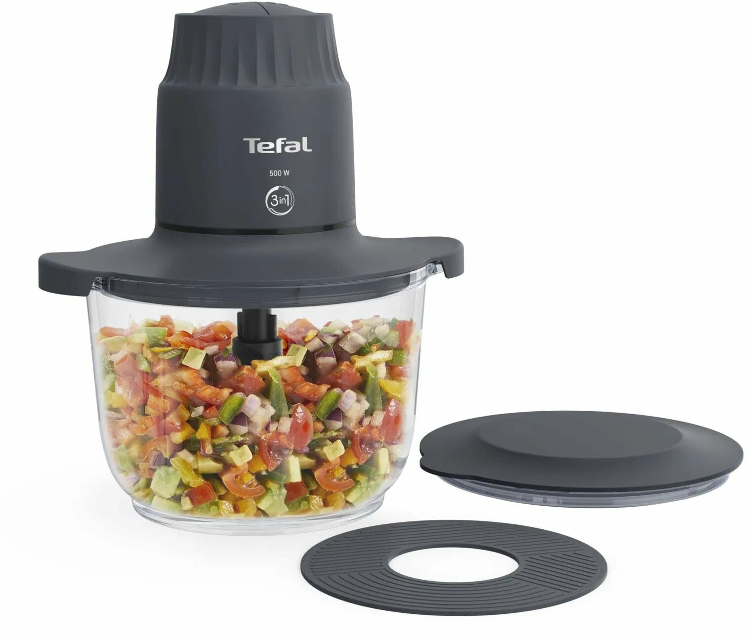 Электрический измельчитель Tefal MB603138 Choppeo мощный помощник на кухне