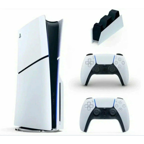 Игровая приставка Sony PlayStation 5 Slim 1000 ГБ SSD Япония два геймпада зарядная станция евровилка 70797₽