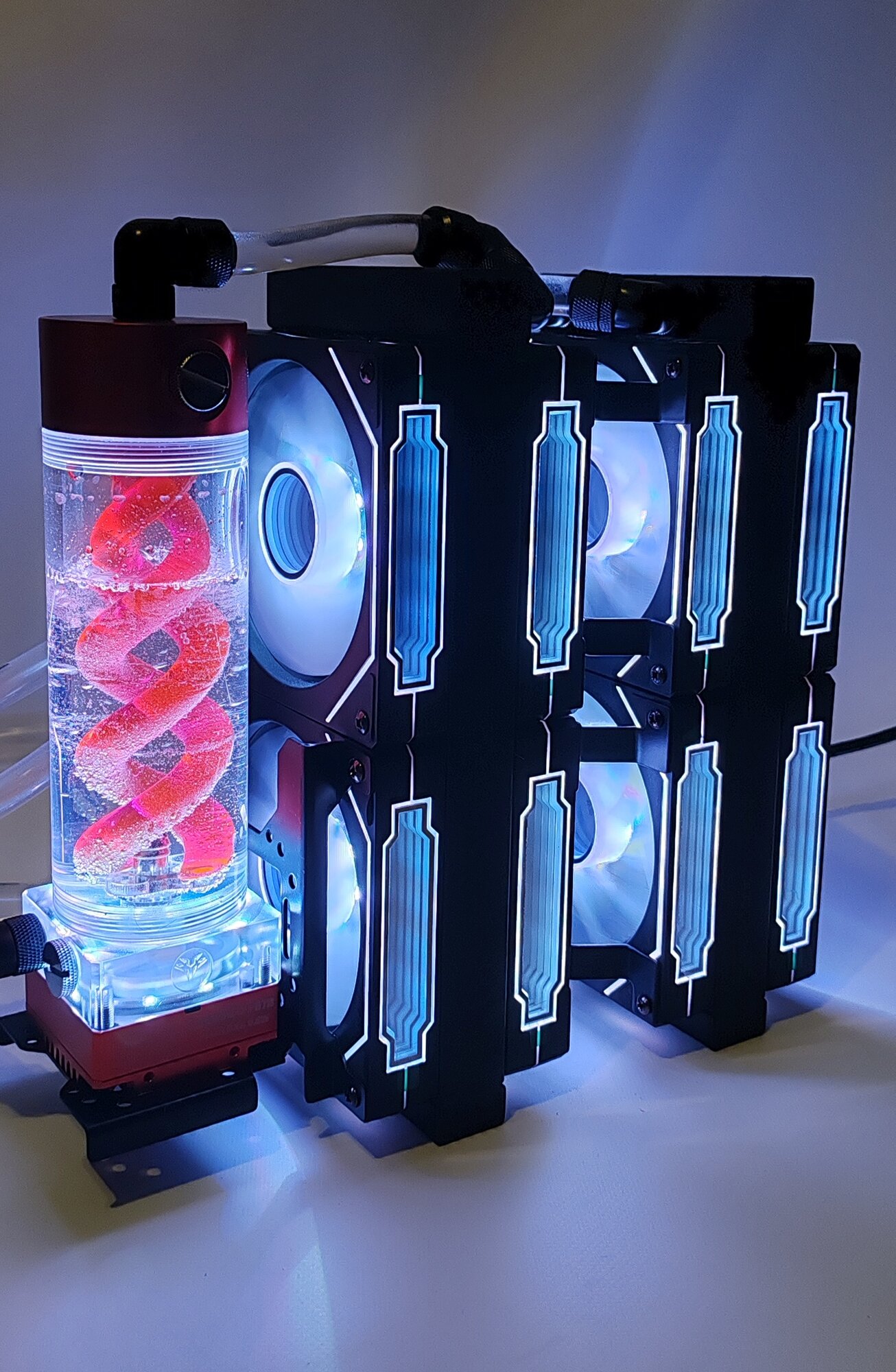 Система водяного охлаждения MONI COOLING, для процессора, для видеокарты