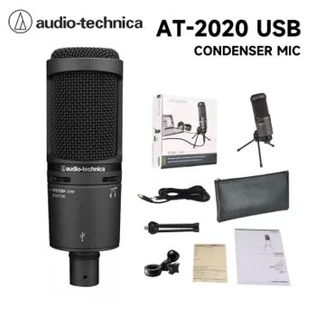 Audio-Technica Микрофон универсальный Для компьютера, потокового мультимедиа, записи, подкастов, прямых трансляций, черный матовый