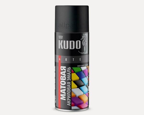 Изображение товара KUDO KUA9005M Эмаль универсальная акриловая RAL 9005 чёрная матовая