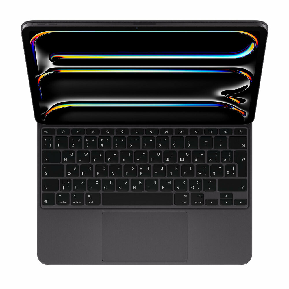 Беспроводная клавиатура Apple Magic Keyboard для iPad Pro 11 дюймов (M4), черный, русская, 1 шт.