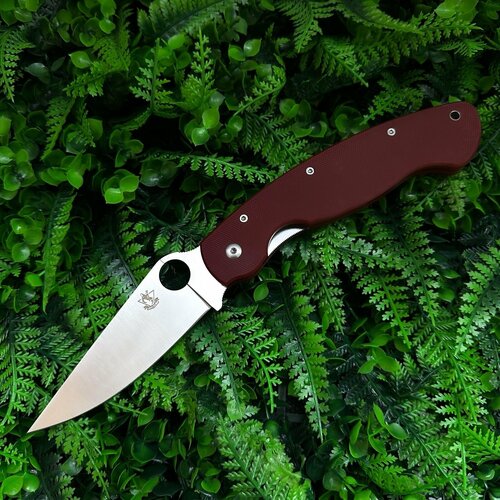 Нож складной Steelclaw Боец-3 сталь D2, бордовый g10, вес 122 грамма