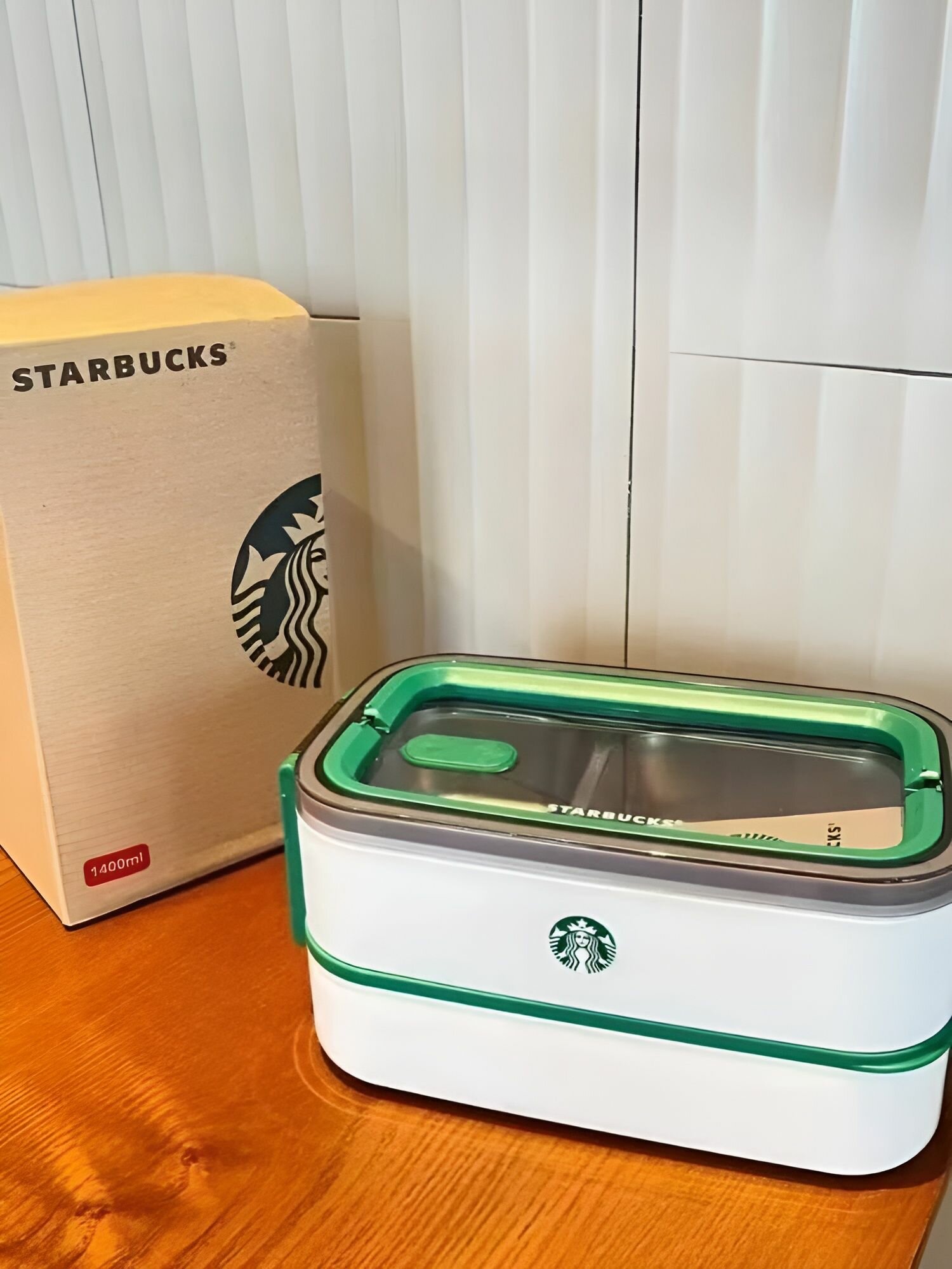 Ланч бокс Starbucks с отделениями, контейнер для еды