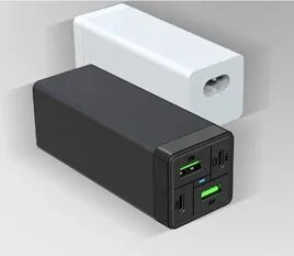 Зарядное устройство Vipe VPPST85WBLK, 85Вт, 4 разъема, черное