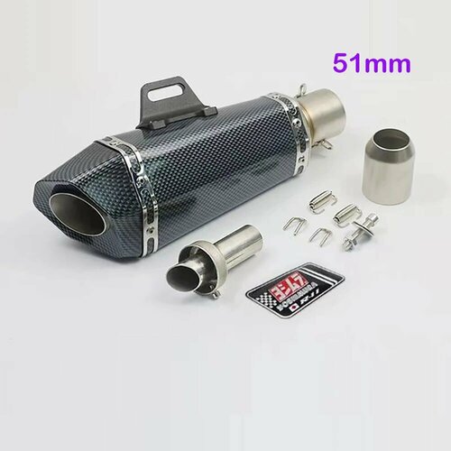 51 мм модифицированный глушитель выхлопных газов для мотоцикла с наклейкой на глушитель дБ подходит для Z900 GSXR1000 SV650 R6 R3 ZX6R ZX10 K7 MT07 A1 51mm 4716₽