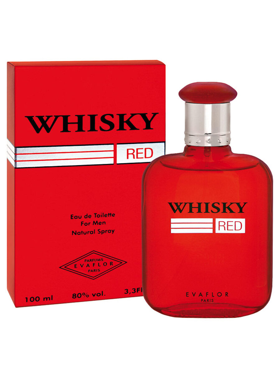 Evaflor/Туалетная вода мужская "Whisky Red", 100 мл/ Французская парфюмерия