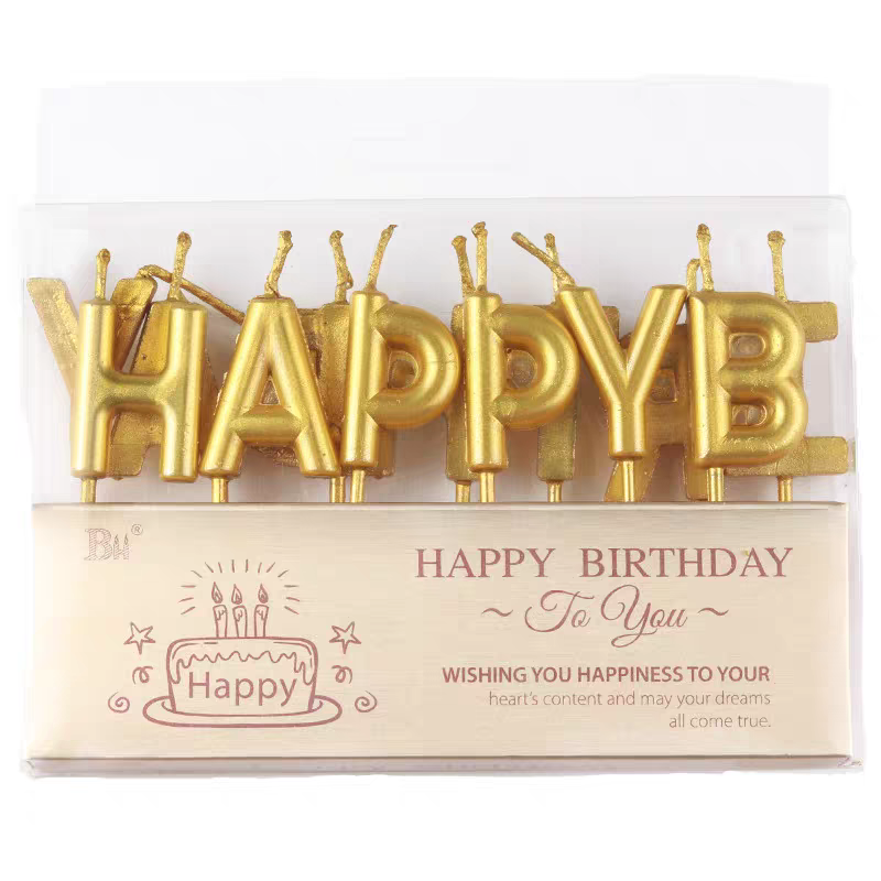 Свечи для дня рождения, HAPPY BIRTHDAY — фото 1