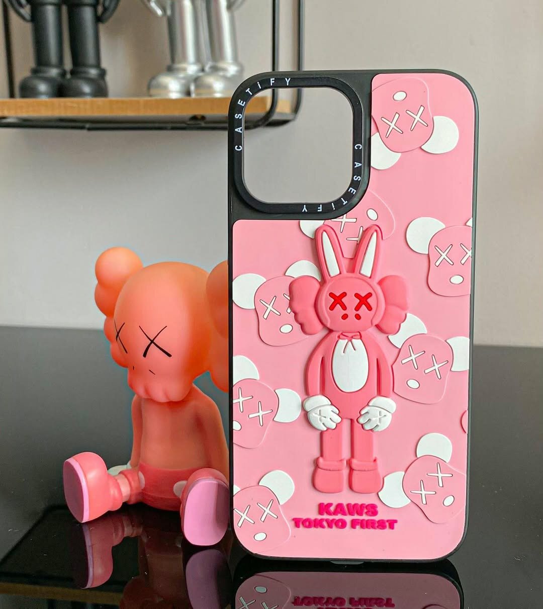 Силиконовый 3D чехол для iPhone 12Pro Max, Casetify брендовые чехлы, дешевые — фото 1