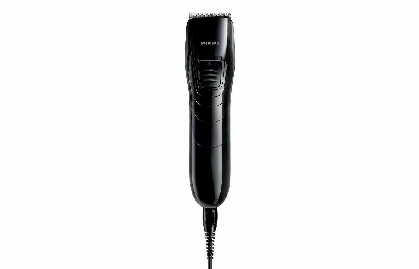 Машинка для стрижки PHILIPS QC5115/15 (ПИ) черная, лезвия из нержавеющей стали, 11 установок длины