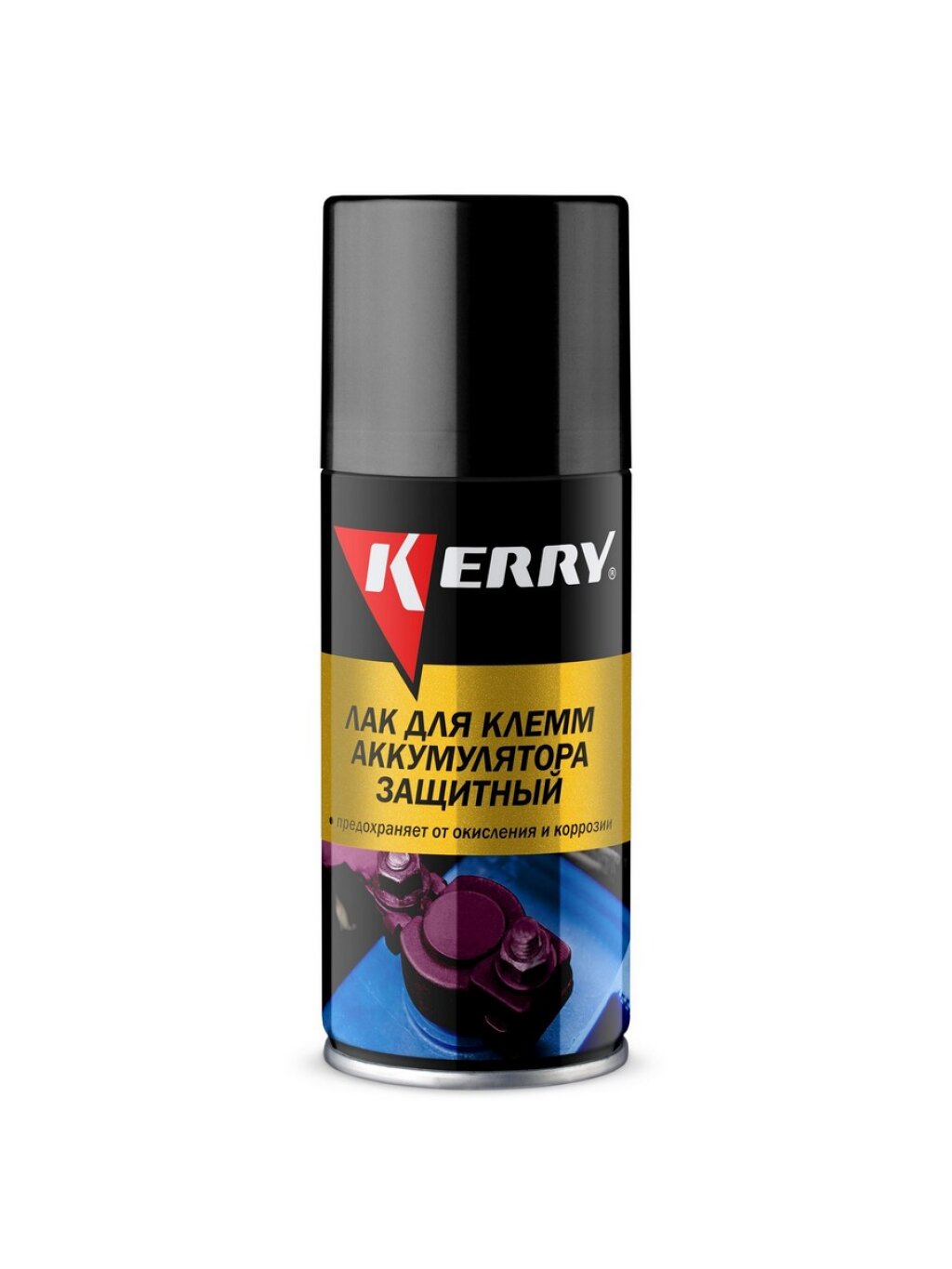 Лак для клемм аккумулятора 210 мл KERRY красный KR-918