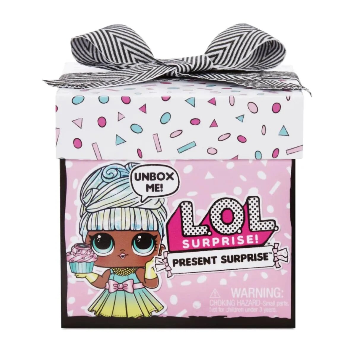 Кукла-сюрприз LOL Surprise Present Surprise 570660, розовая, подарочная упаковка