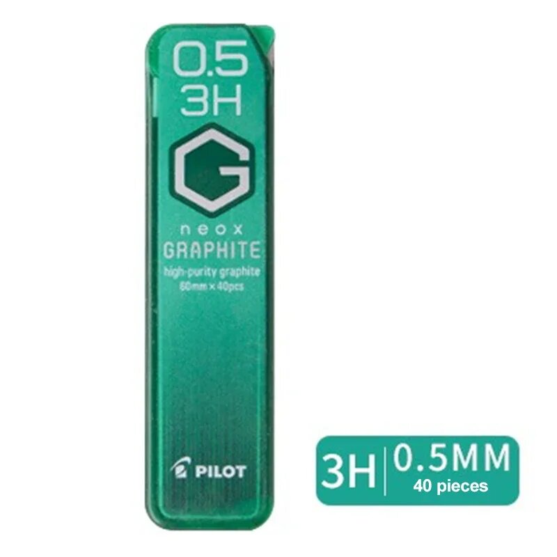 Механический грифель Pilot Graphte HB 2B 0,3/0,5/0,7/0,9 мм, 0.5mm 3H