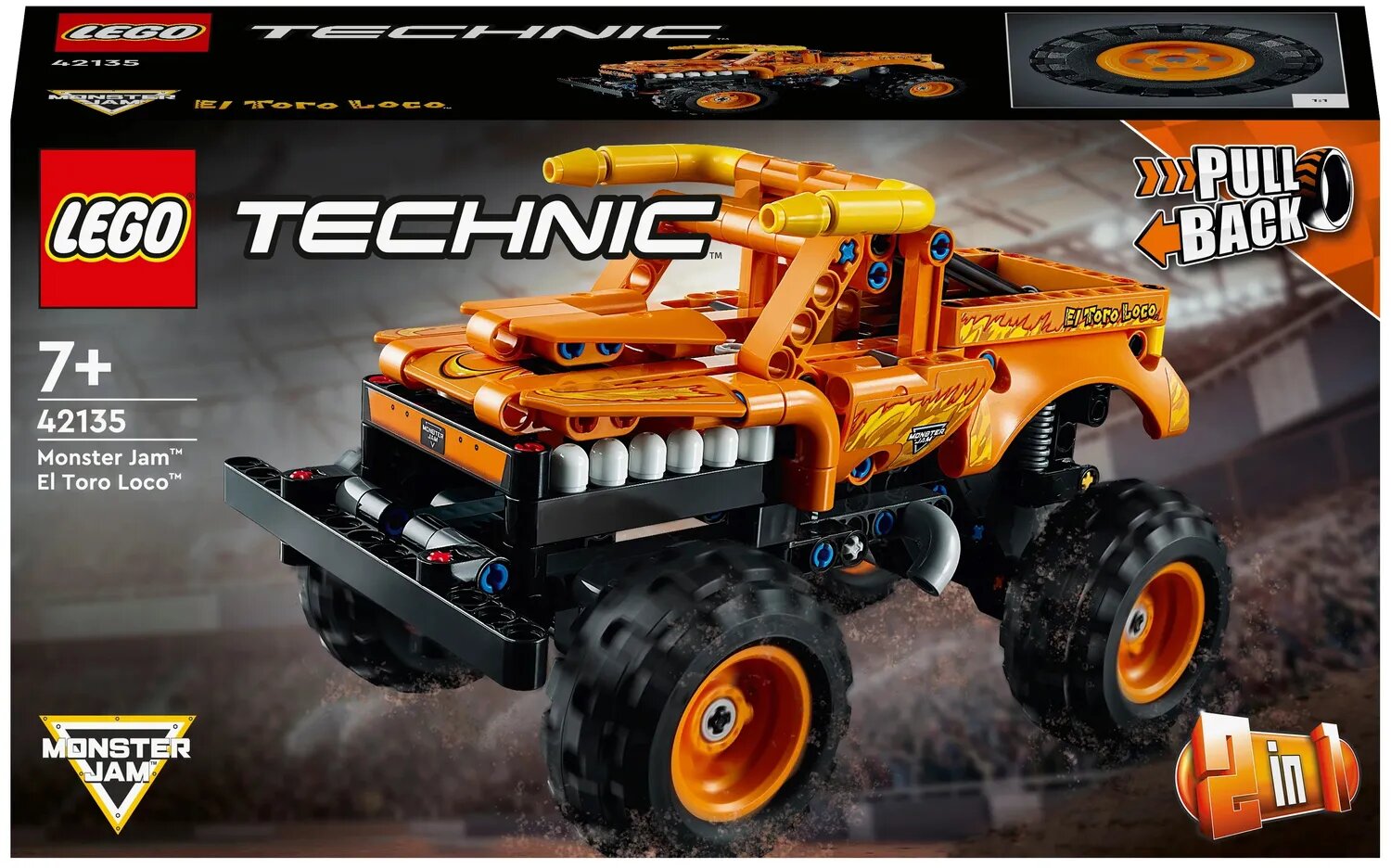Конструктор LEGO Technic 42135 Monster Jam Эль Торо Локо