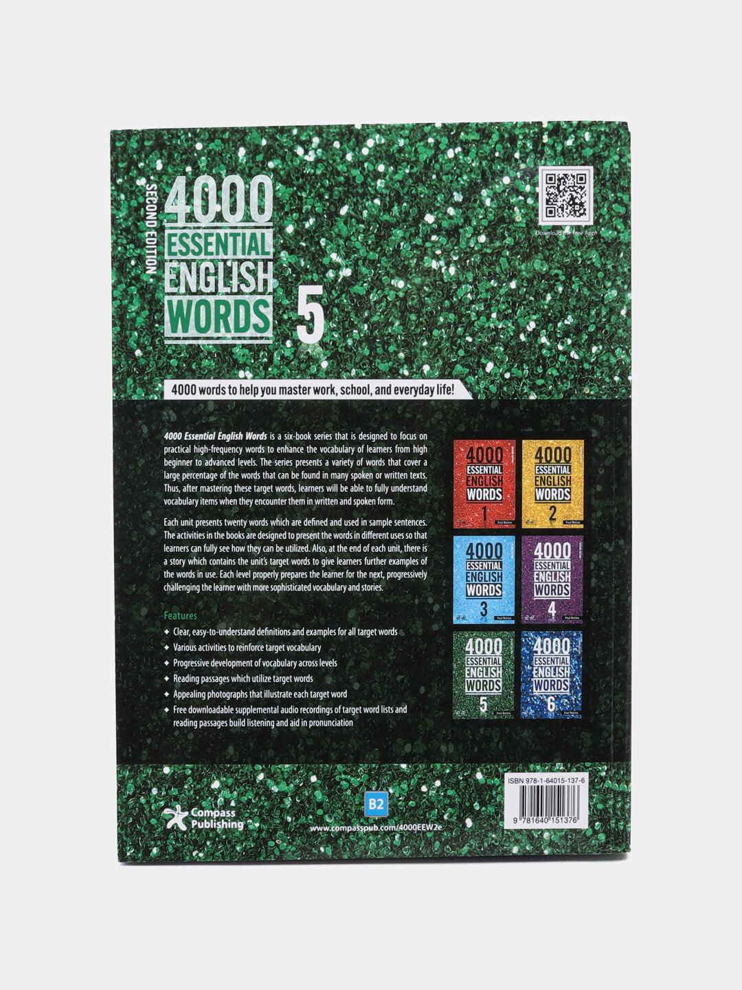 Учебник Paul Nation "4000 Essential English Words", 5 уровень, 192 стр, мягкий переплет — фото 1