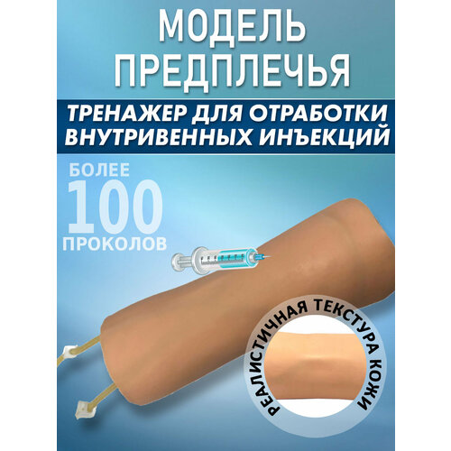 фото Анатомическая модель предплечье для отработки внутривенных инъекций. тренажер для инъекций retorsa