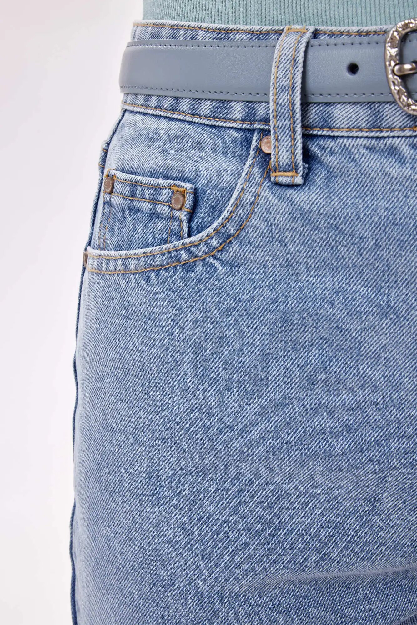 Джинсы Selfie, размер 29, светло-синий — фото 1