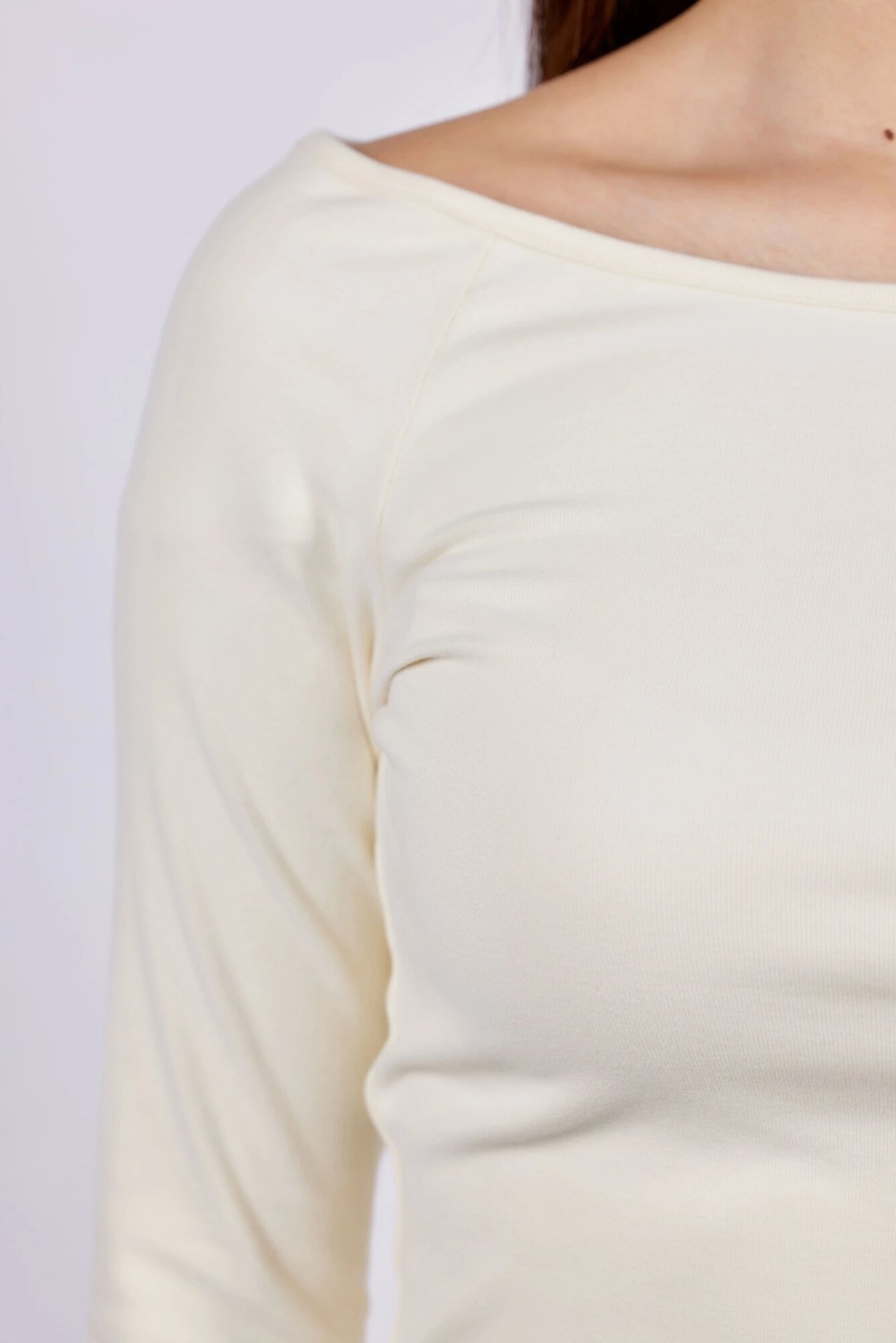 Лонгслив Selfie, размер XS, , айвори — фото 1