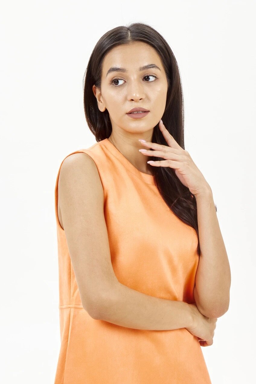 Платье Selfie, размер S, оранжевый — фото 1