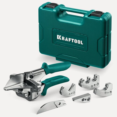 Изображение товара KRAFTOOL MC-12, Угловые ножницы с набором матриц для различных профилей из пластика и резины (23372-12)