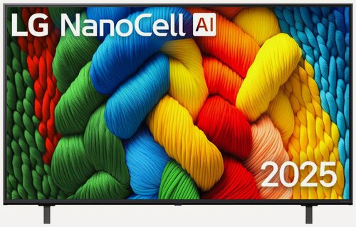 Изображение товара Телевизор LG 65NANO80A6B. ARUG, 65 дюйма, 4K Ultra HD, смарт ТВ, WebOS 25, темно-синий