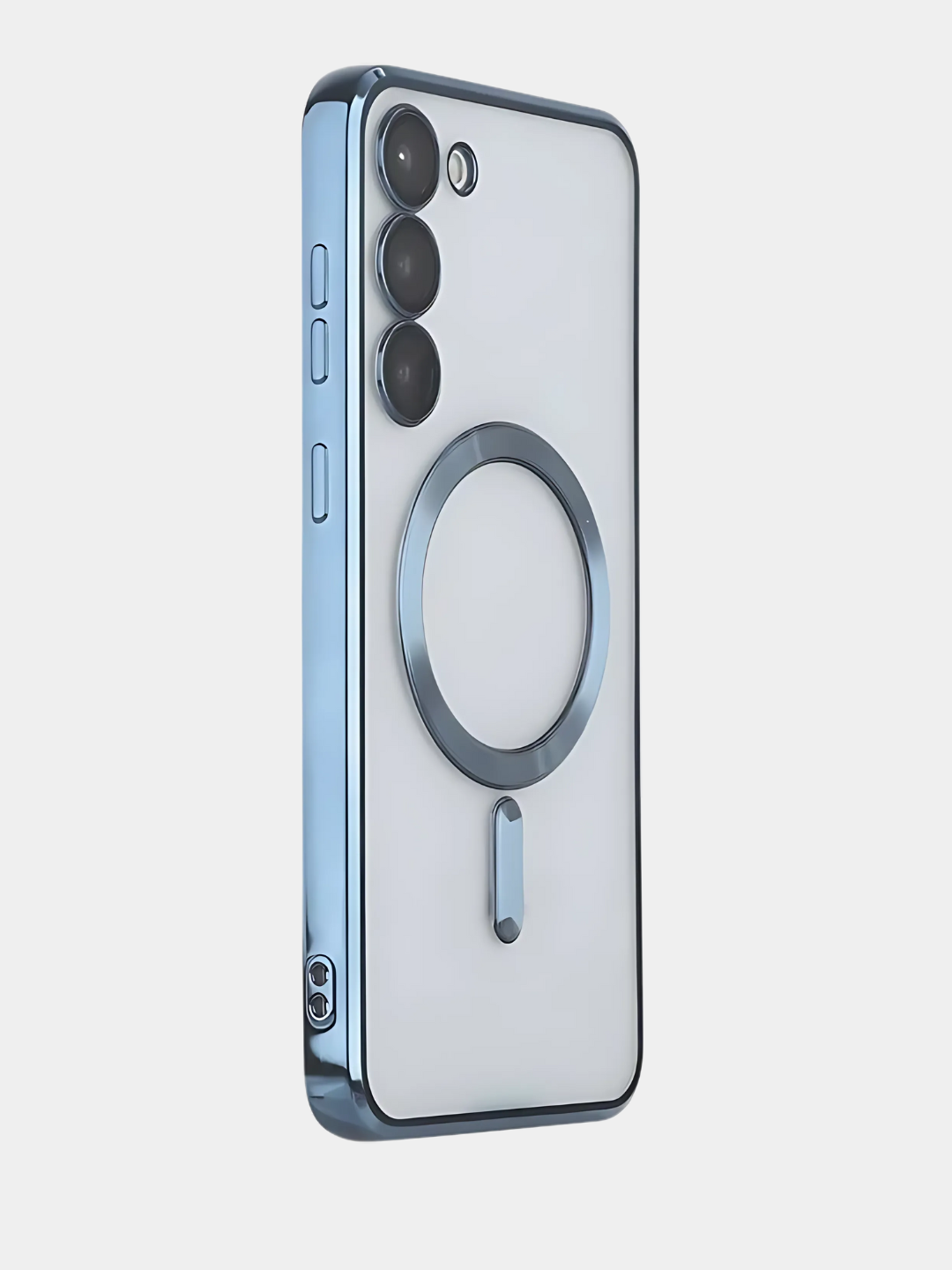Чехол для Samsung S25 Magsafe, прозрачный, силиконовый Чехол для телефона