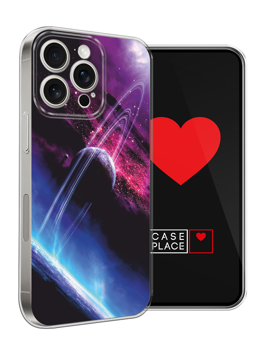 Чехол на Apple iPhone 15 Pro Max / Айфон 15 Про Макс с принтом Космос 17 — фото 1