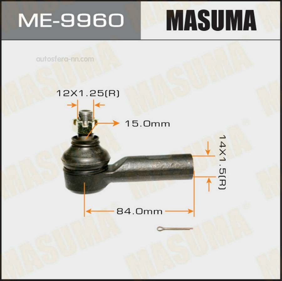 MASUMA ME9960 Наконечник рулевой тяги MASUMA SUZUKI ESCUDO/TD54W, TD94W