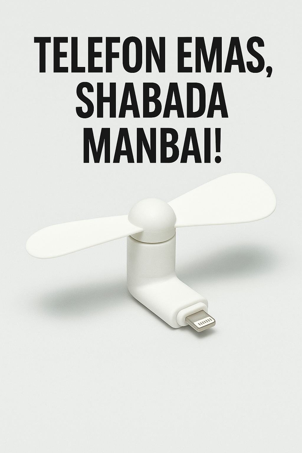 Mini USB Lightning ventilator-компактный, тихий и мощный летний вентилятор для iPhone! — фото 1