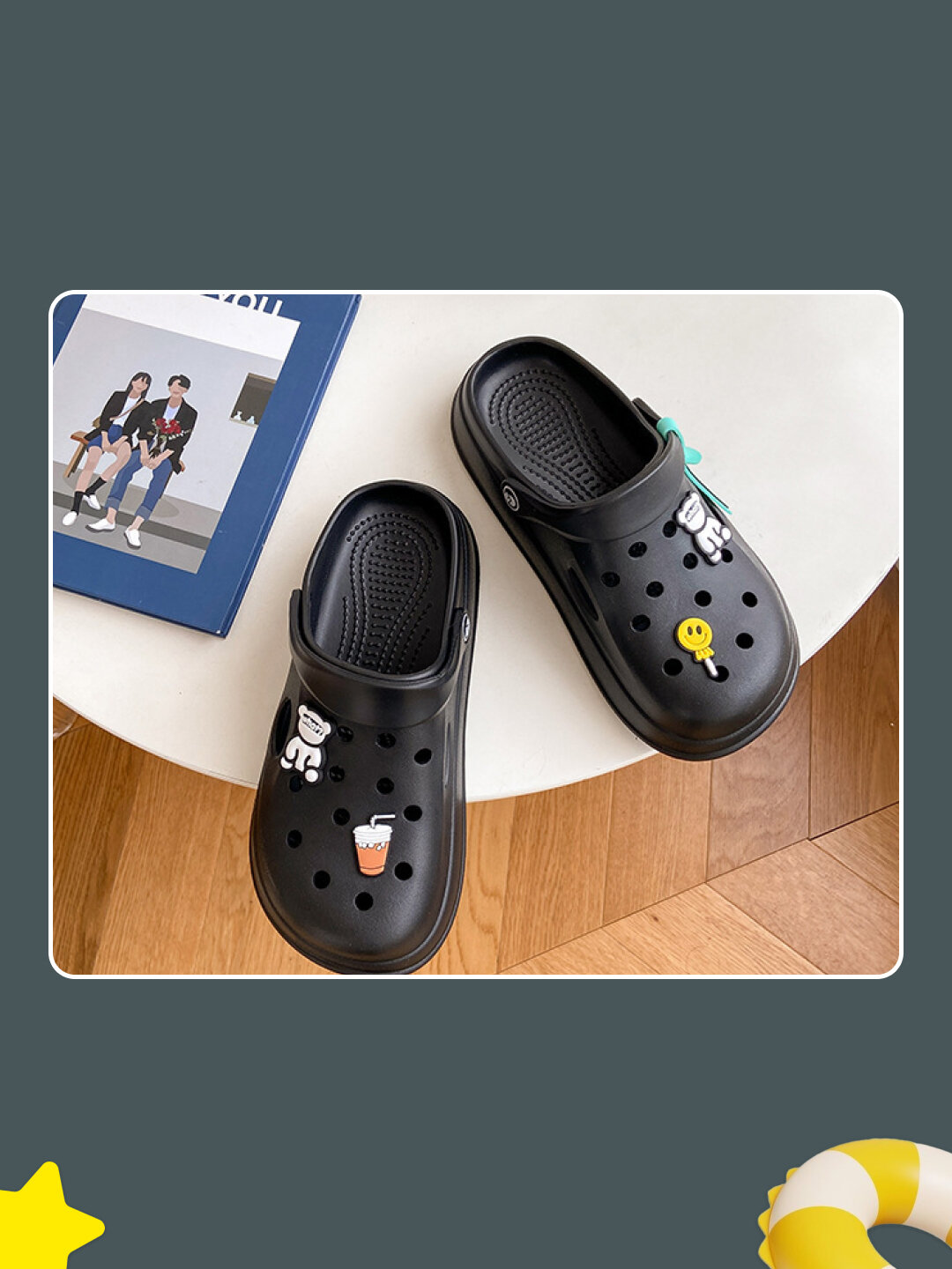 Сабо , размер 40/41, черный — фото 1