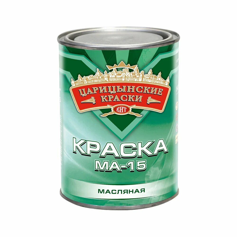 Краска масляная Царицынские краски голубая МА 15 0 8 кг 65104