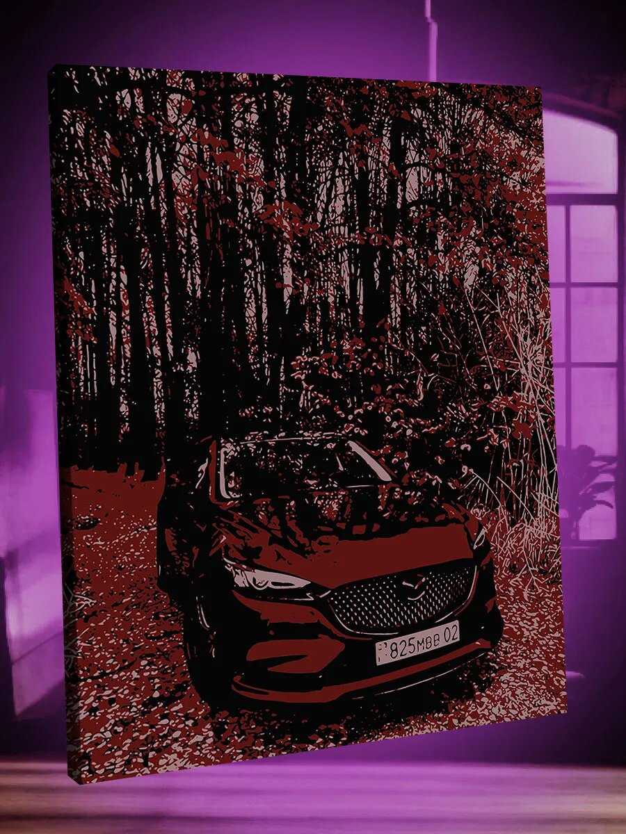 Картина по номерам Mazda