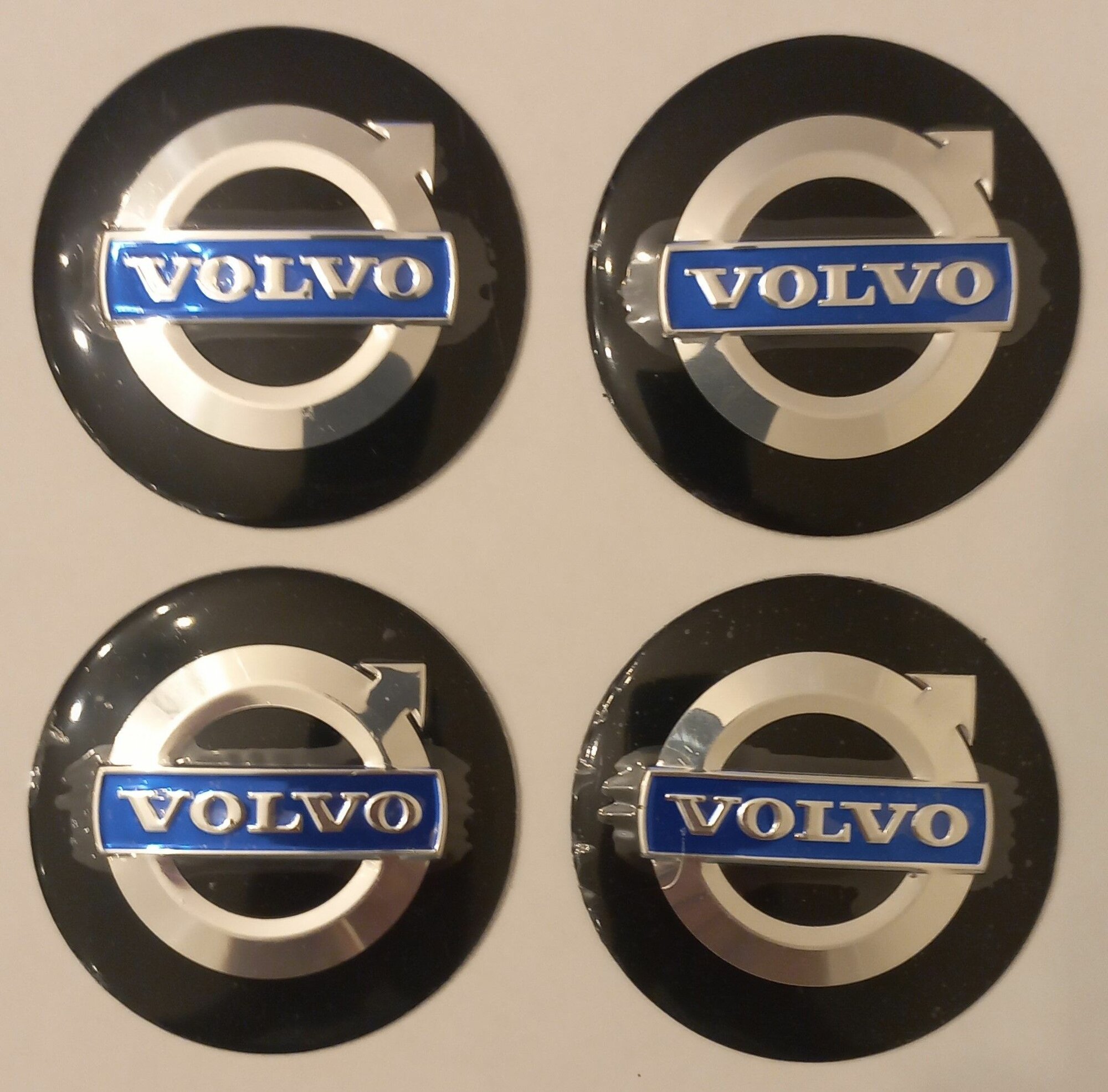 Наклейки на диски и колпаки Вольво volvo, самоклеящие D 65 mm