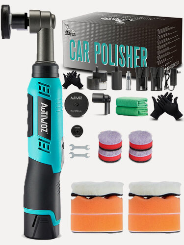 Изображение товара Полировальная машина Autiwoz W02PO61, для авто, 12 В, 10 скоростей, синяя