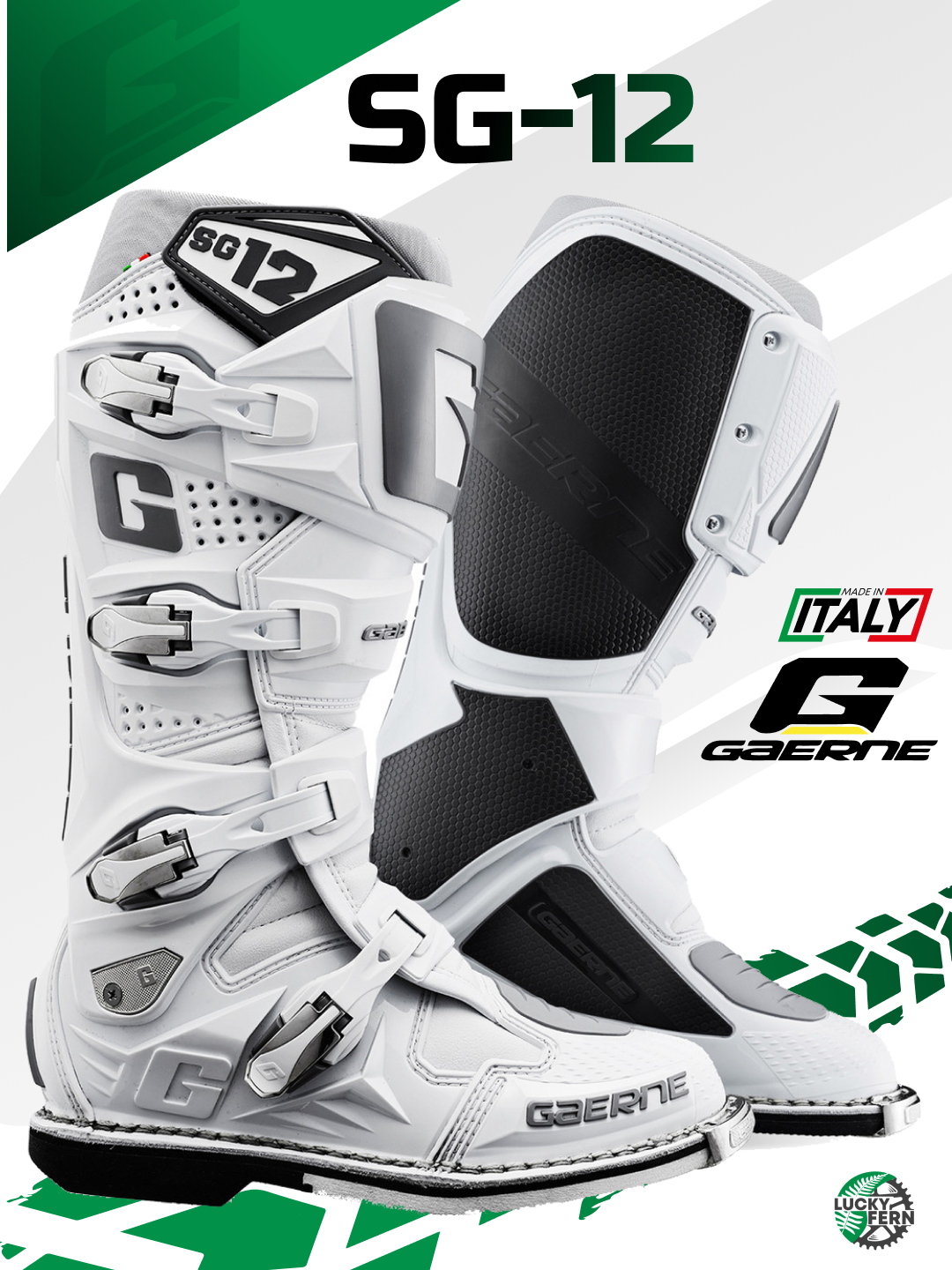 Мотоботы Gaerne SG-12 White 44