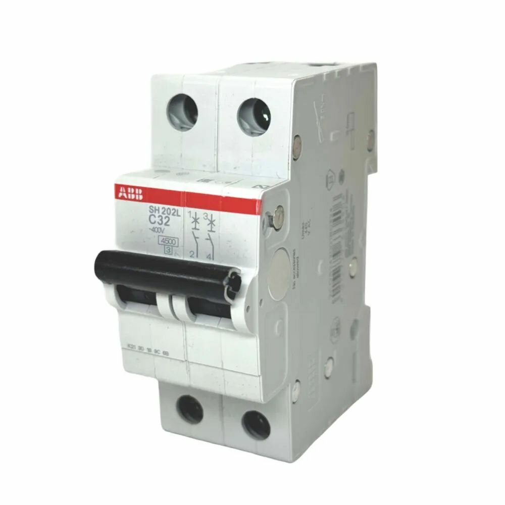 Выключатель автоматический 2п SH202L C32 ABB 2CDS242001R0324 — фото 1