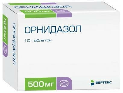 Орнидазол таблетки покрыт плен об 500 мг 10 шт