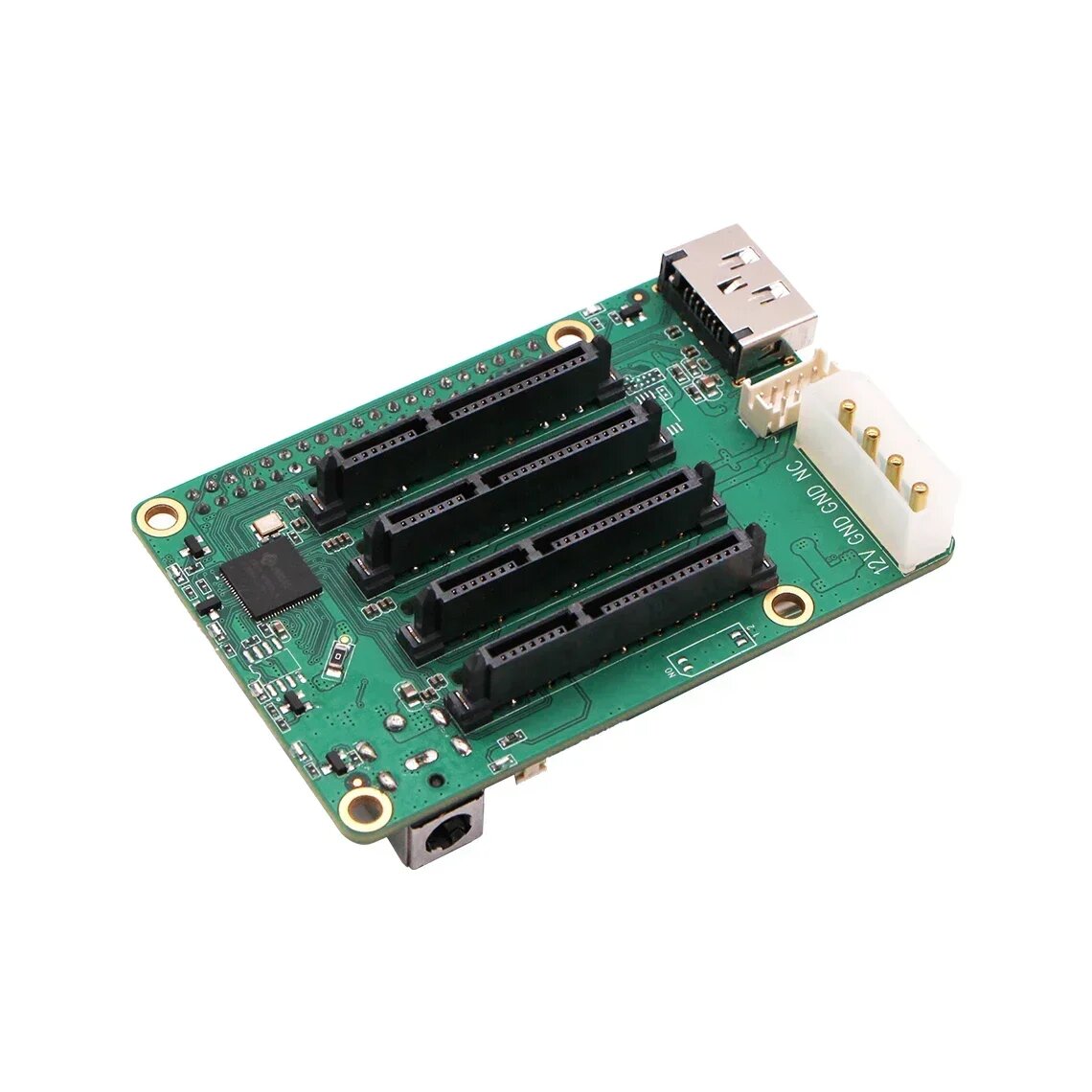Шляпа SATA Radxa Penta Raspberry Pi 5 До 5 дисков SATA шляпа, For RPI 5 ROCK 5C