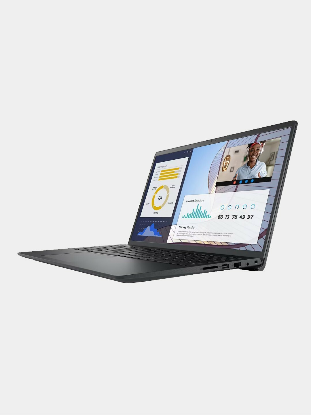 Ноутбук Dell Vostro Core i3-1305U, DDR4 8ГБ, SSD 512ГБ, FullHD 15.6 + Windows 11 — фото 1